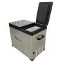 Alpicool CD50 хладилна кутия 38L с фризер Bluetooth 12V 24V 220V компресорен авто хладилник, снимка 1