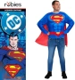 Нов Superman DC Comics костюм за възрастни M-L с пелерина за Хелоуин карнавал маскарад, снимка 1