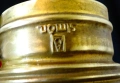 Бронзов свещник Ангел,гълъб,25 см.,670 гр. , снимка 6