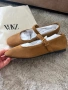 Обувки тип балеринки Zara велурени., снимка 2