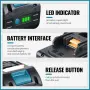 5.0Ah 18V литиево-йонна батерия BL1850B и DC18RC 14.4V-18V зарядно устройство, снимка 3