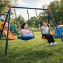 Комплект от 2 метални люлки FunZone - безкрайно забавление на двора, снимка 1