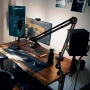  LANUCN Boom Arm pro - 3/8 5/8 Стабилна висококачествена метална стойка с рамо за микрофон, снимка 2