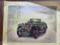Общо 35 Автомобилни литографии с модели от 30те г. печатани през 60те, снимка 5