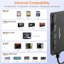 Нов проверен професионален 7 в 3 Карт Райдър USB C USB 3.0 Lightning за 5 карти едновременно, снимка 5
