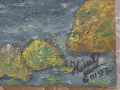 Продавам  картина маслени бои „Морски залез с палми“, снимка 3