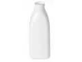 HDPE бутилка 250 мл, бяла, 28/410 - Правоъгълна, снимка 1