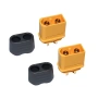 Комплект конектори XT60H (5 чифта мъжки + женски) 60A, позлатена мед – за LiPo, LiFePO₄ Li-Ion 10467, снимка 12