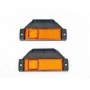 1бр. ЛЕД LED габарити с 4 диода , OРАНЖЕВИ , 12-24V BK200A, снимка 1