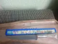 Уникален ръчно изработен нож с дръжка от рог и кожена кания, снимка 2