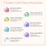 Апарат за LED фототерапия на лице, Фотонна терапия с 7 цвята, Лифтинг, Anti-age, Anti-Acne, 287 LED , снимка 4