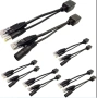 Пасивен PoE инжектор и сплитер комплект RJ45 към DC 5.5×2.1 мм, снимка 1