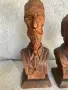  ръчно изработени дървени бюста   Дон Кихот и Санчо Панса, снимка 6
