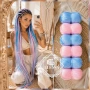 Комплект Бразилско Влакно за Плитки и Прически / Прежда за Коса / Jumbo Braids / Senegalese Twists, снимка 1