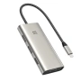 НОВА Minthouz USB-C Докинг Станция 7-в-1 | 8K DisplayPort | HDMI 4K | VGA | Quad Display, снимка 3