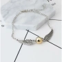 Гривна Harry Potter Golden Snitch & Deathly Hallows – Златиста/Сребриста, Метална сплав, 23 см 10122, снимка 10