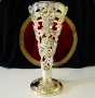 Посребрена ваза,лози,грозде,Art Nouveau , снимка 8