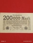 Две райхбанкноти 200 000 марки 1923г. / 100 марки 1908г. Германия редки за КОЛЕКЦИЯ 17983, снимка 2