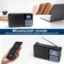 Преносимо DAB радио Gallypek, DAB Plus FM радио с Bluetooth 5.0 и 80 предварително зададени станции, снимка 3