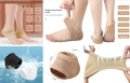 Чорапи с Силиконова Подложка за Напукани Пети Протектори за Пети Против Протриване Плантарен Фасциит, снимка 1