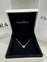 Колие Pandora с розово сърце, снимка 3
