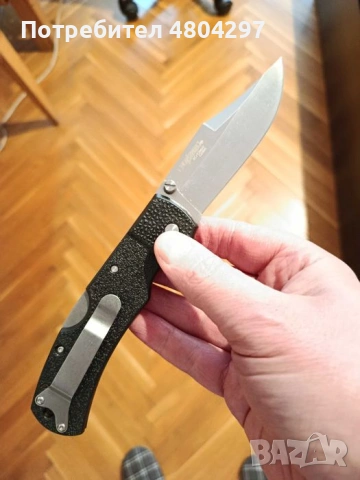 Сгъваем нож Cold Steel Double Safe Hunter, снимка 5 - Ножове - 54493697