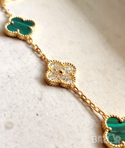 Дамска гривна Van Cleef & Arpels VCA Vintage Alhambra, снимка 10 - Гривни - 45312615