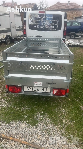 Алуминиево ремарке Humbaur с надстройка (210х115 см)