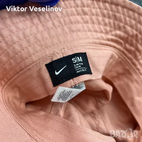 Nike Шапка Идиотка Розова Размер S-M Bucket Hat, снимка 2 - Шапки - 55596796