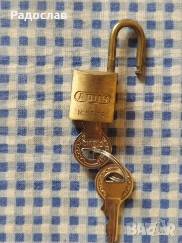 малък катинар за багаж ABUS, снимка 2 - Други - 54981708