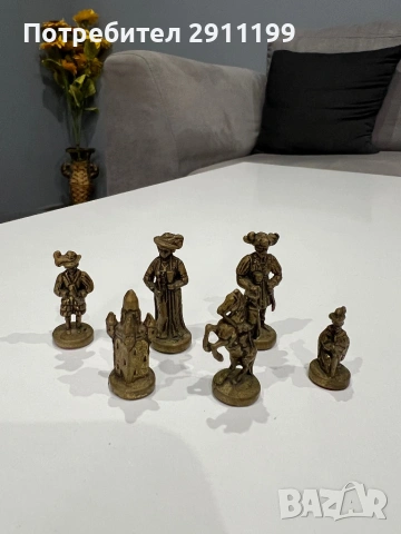 Красив антикварен шах, снимка 10 - Шах и табла - 54266326