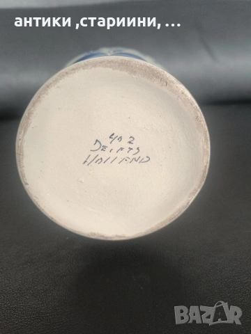 порцеланова кана ваза Delfts , снимка 7 - Вази - 54876443