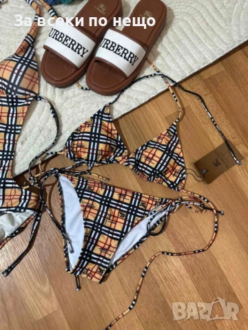 Burberry Дамски Бански С 2 Части👙Дамски Бански С Две Части Бърбъри Код VivaModa35