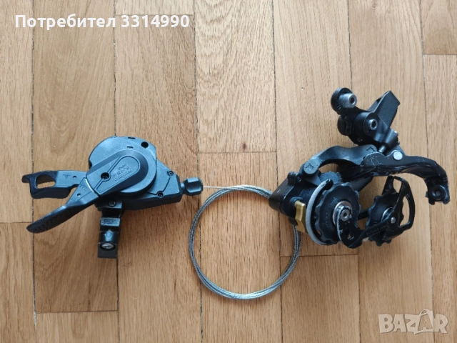 Команда и обтегач shimano ZEE - 10 sp, снимка 2 - Части за велосипеди - 55466653