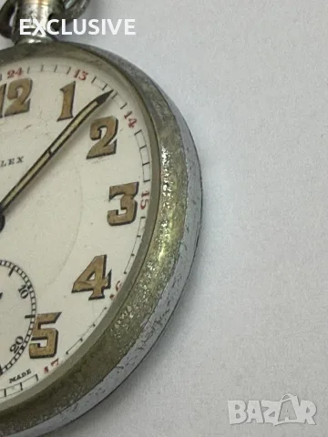 Винтидж джобен часовник Rolex  - тип военен, 1940г., снимка 9 - Джобни - 55469906