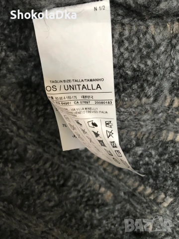 Пончо Sisley вълна и мохер, снимка 4 - Блузи с дълъг ръкав и пуловери - 54244909