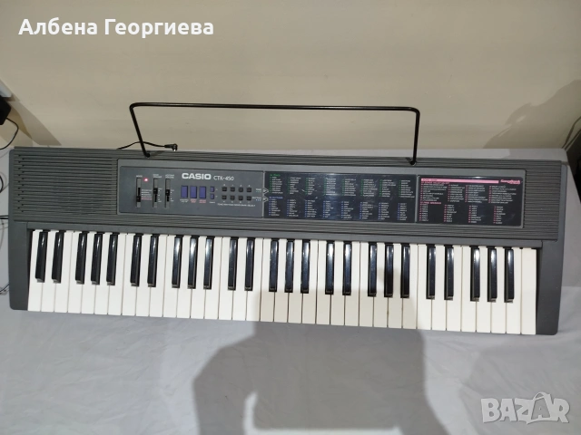 Синтезатор CASIO CTK 450, снимка 7 - Синтезатори - 55011525