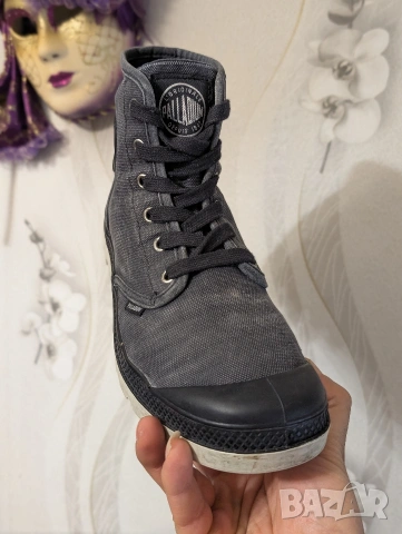 кецове Palladium Pampa Hi номер 42 памучни , снимка 7 - Кецове - 54704079