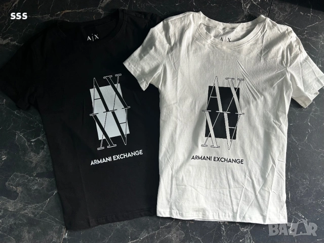 Дамски тениски Armani Exchange, S и М размери, снимка 2 - Тениски - 54766007