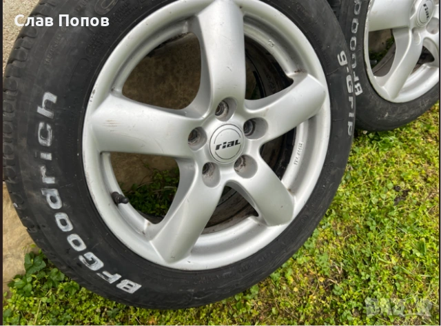 Джанти 16 5х108 с гуми 205/55R16, снимка 3 - Гуми и джанти - 54492120