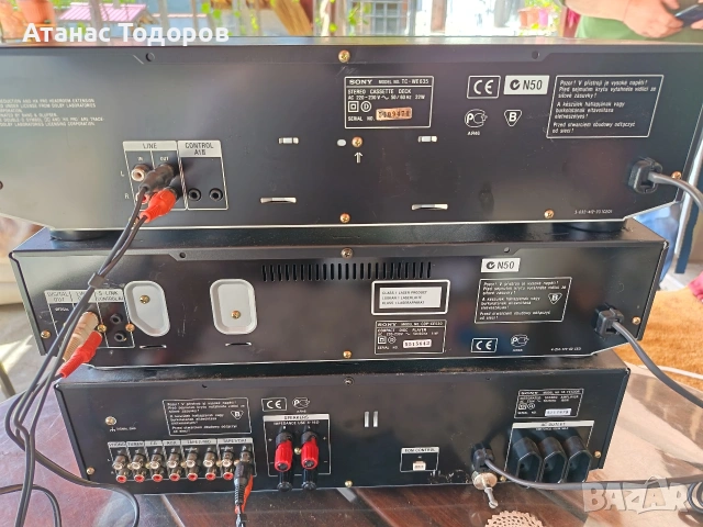 SONY сет, снимка 4 - Ресийвъри, усилватели, смесителни пултове - 54242149