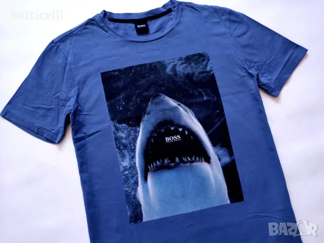 Hugo Boss Shark Cotton Short Sleeve Mens - M - oригинална мъжка тениска, снимка 2 - Спортни дрехи, екипи - 55503980