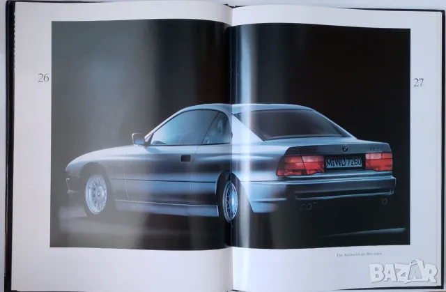 Книга брошура списание каталог за BMW 850 i на немски език БМВ 8er Series, снимка 8 - Колекции - 55503103