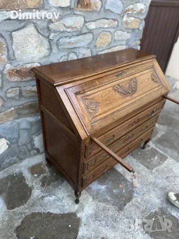 Френски секретер / писалище  – vintage, снимка 7 - Скринове - 55379250