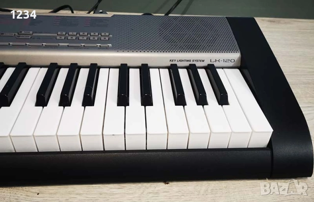 синтезатор клавир CASIO LK-120 пиано с плътни светещи клавиши 5 октави, снимка 8 - Синтезатори - 54516546