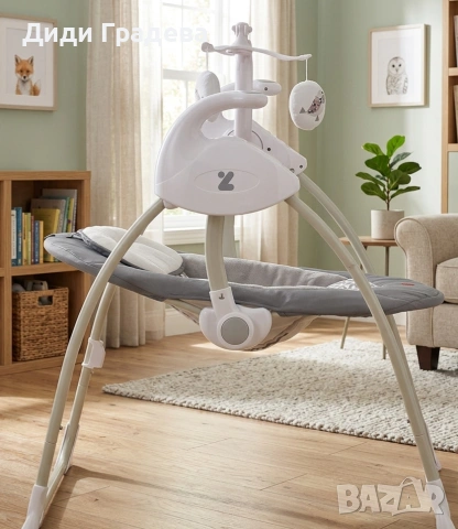 Електрическа люлка за бебе Zizito Hana, снимка 4 - Детски люлки - 54106330