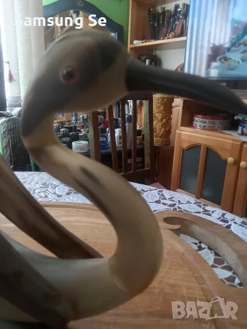 Лебед от кост..., снимка 2 - Статуетки - 55394271