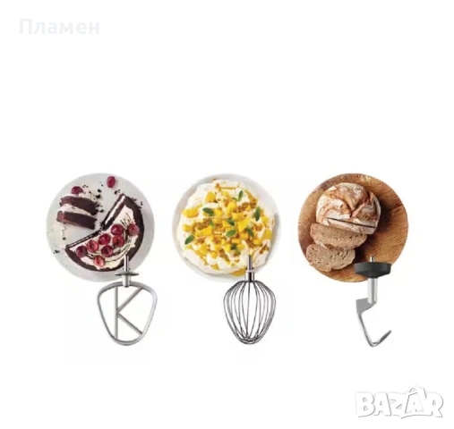 Kenwood Chef XL 1200W кухненски робот, 6.7L, сребрист, снимка 3 - Други - 54706743