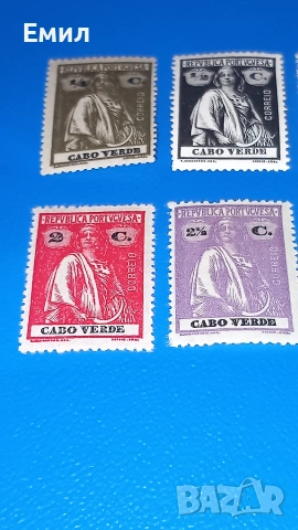 Марки Cabo Verde , снимка 2 - Филателия - 55104632
