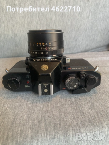 фотоапарат Yashica TL electro ITS + 50mm 1,7, снимка 5 - Фотоапарати - 54811357